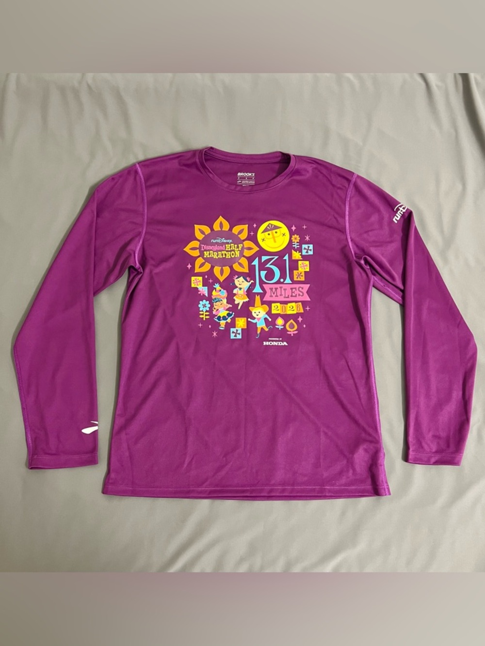 2026 Brooks Disneyland Half Marathon Long Sleeve